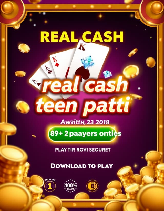 Real Cash Teen Patti Banner